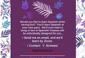 Small hablas espanol flyer