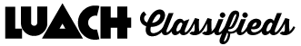 Luach logo wide black