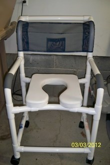 Large shower chair