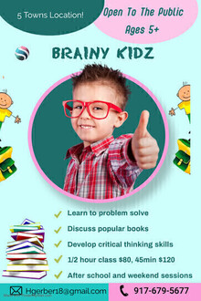 Large brainy kidz flyer location