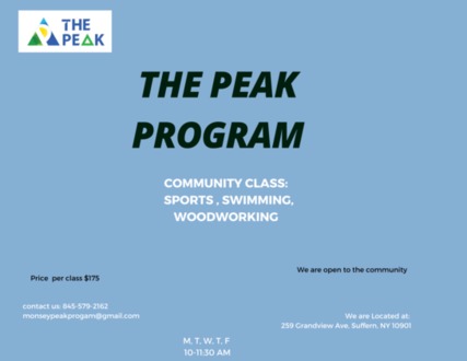 Large the peak program community class