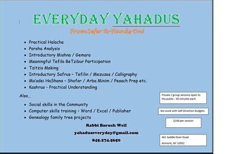 Large everyday yahadus ad
