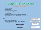 Small everyday yahadus ad