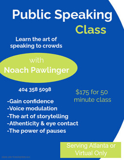 Large public speaking flyer   made with postermywall