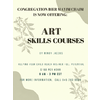 Thumb art skills courses botanical flyer